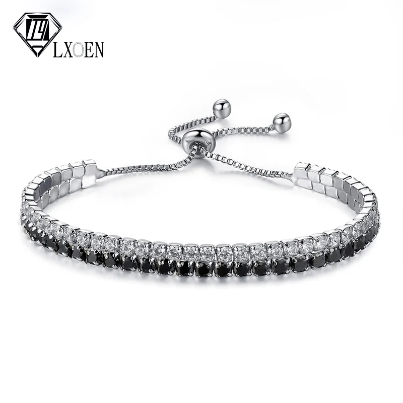 LXOEN Fashion Cubic Zirconia Tennis Bracelet & Bangle with Two Row Crystal Adjustable Charm Bracelet Women Bridal WeddingJewelry
LXOEN Fashion Cubic Zirconia Tennis Bracelet & Bangle with Two Row Crystal Adjustable Charm Bracelet Women Bridal WeddingJewelry