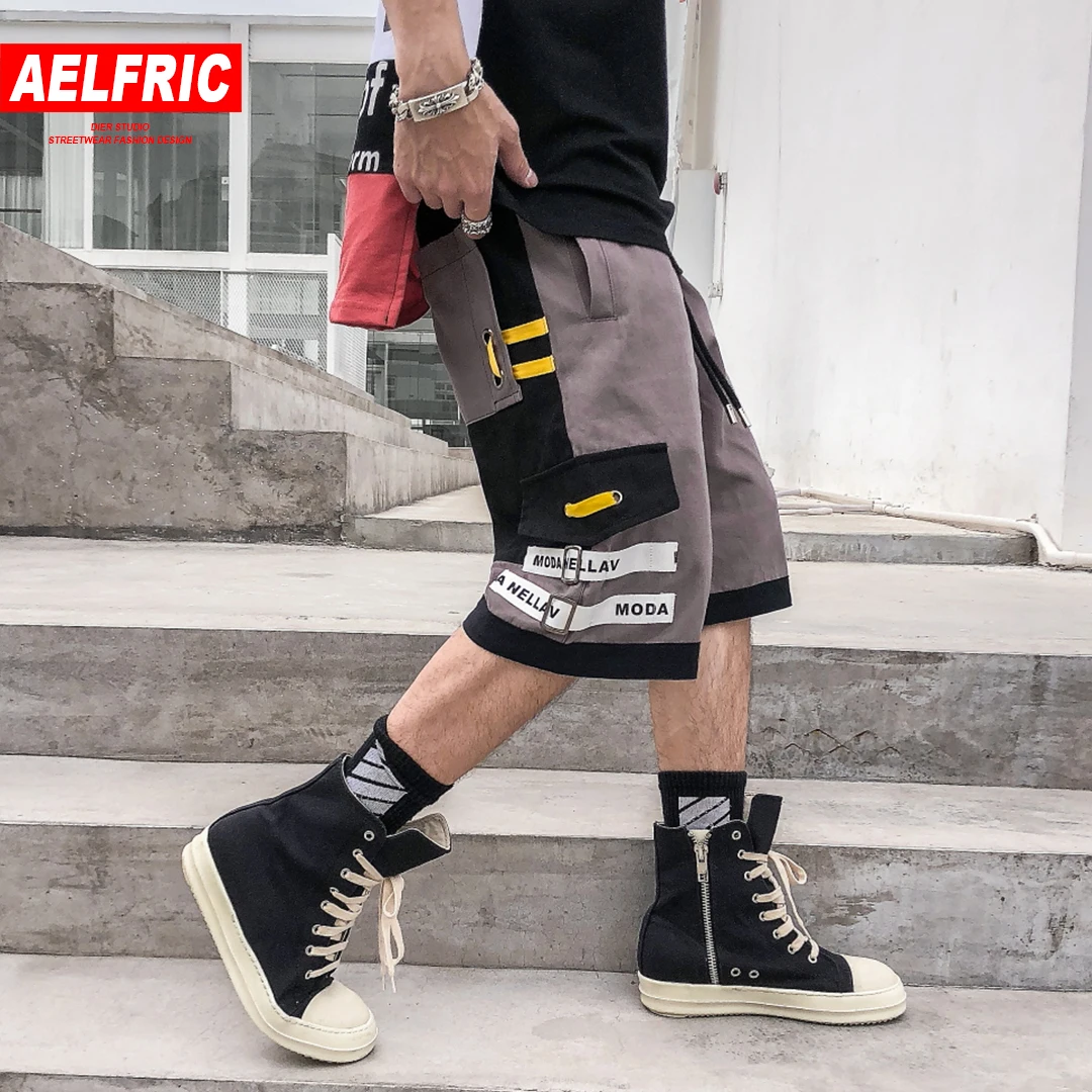 AELFRIC Color Patchwork Shorts 2019 Summer Streetwear Man Hip Hop Knee Length Drawstring Sweat Beachshorts Workout Clothing Men
AELFRIC Color Patchwork Shorts 2019 Summer Streetwear Man Hip Hop Knee Length Drawstring Sweat Beachshorts Workout Clothing Men