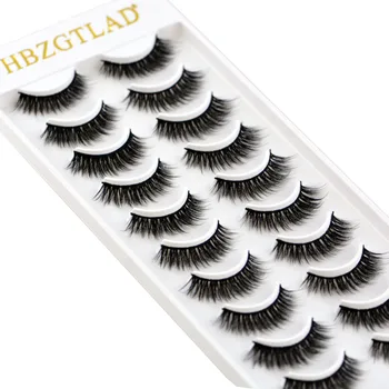 HBZGTLAD 10 pairs natural false eyelashes fake lashes long makeup 3d mink eyelashes eyelash extension mink eyelashes for beauty
HBZGTLAD 10 pairs natural false eyelashes fake lashes long makeup 3d mink eyelashes eyelash extension mink eyelashes for beauty