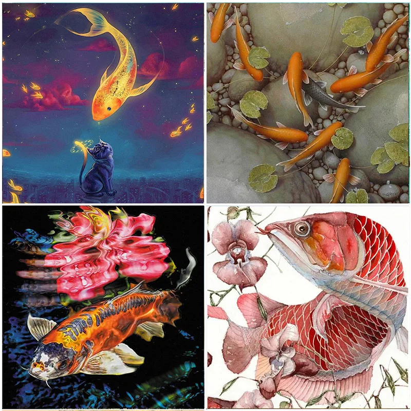 Lucky Koi Fish 5D Diamond Painting Embroidery Mosaic Animals Full Square Drill Crystal Home Room Decorations Cross Stitch Kits
Lucky Koi Fish 5D Diamond Painting Embroidery Mosaic Animals Full Square Drill Crystal Home Room Decorations Cross Stitch Kits