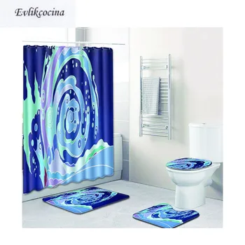 Free Shipping 4pcs Blue Big Waves Banyo Paspas Bathroom Carpets Toilet Bath Mats Set Non Slip Tapis Salle De Bain Alfombra Bano 
Free Shipping 4pcs Blue Big Waves Banyo Paspas Bathroom Carpets Toilet Bath Mats Set Non Slip Tapis Salle De Bain Alfombra Bano