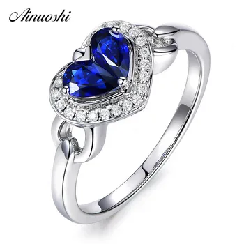 AINUOSHI 0.5 Carat Pear Cut 2 Blue Sona Halo Bridal Rings 925 Sterling Silver Heart Shape Rings Women Wedding Anniversary Gifts
AINUOSHI 0.5 Carat Pear Cut 2 Blue Sona Halo Bridal Rings 925 Sterling Silver Heart Shape Rings Women Wedding Anniversary Gifts