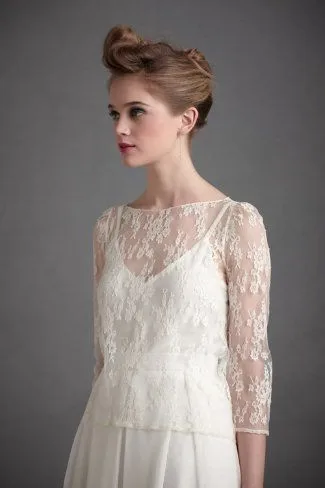 2016 White Hot sale Three-quarters scoop neckline sheer bridal cape lace ivory jacket
2016 White Hot sale Three-quarters scoop neckline sheer bridal cape lace ivory jacket
