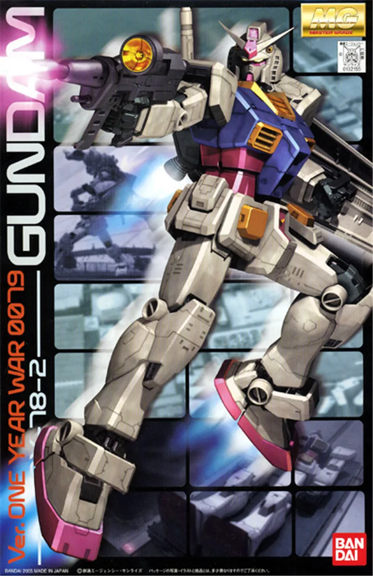Bandai 1/100 MG RX-78-2 Gundam VER. ONE YEAR WAR 0079 Mobile Suit Assemble Model Kits Action Figures Children's toys
Bandai 1/100 MG RX-78-2 Gundam VER. ONE YEAR WAR 0079 Mobile Suit Assemble Model Kits Action Figures Children's toys