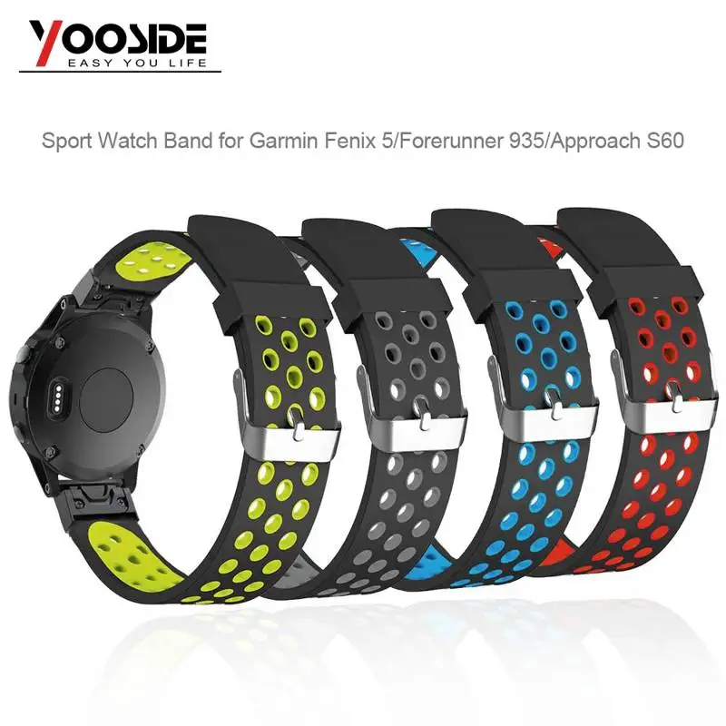 22mm Fenix 5 Quick Fit Soft Silicone Waterproof Watch Strap Band for Garmin Fenix 5/5 Plus/Forerunner 935/Quatix 5 Smart Watch
22mm Fenix 5 Quick Fit Soft Silicone Waterproof Watch Strap Band for Garmin Fenix 5/5 Plus/Forerunner 935/Quatix 5 Smart Watch