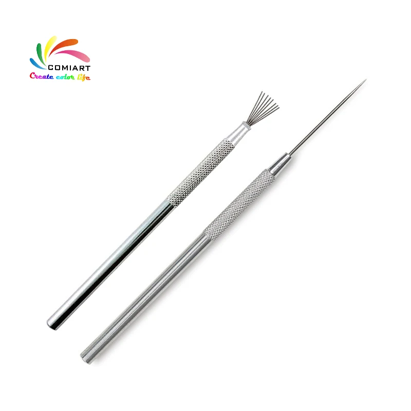 7 Pin Feather Wire Texture & Pro Needle Pottery Clay Tools Set Ceramics Sculpting Modeling Tool Pottery Texture Brush Tools
7 Pin Feather Wire Texture & Pro Needle Pottery Clay Tools Set Ceramics Sculpting Modeling Tool Pottery Texture Brush Tools