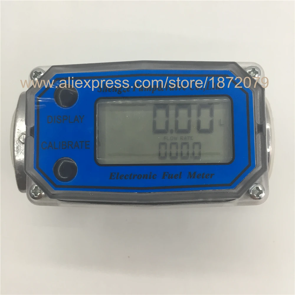 Digital Turbine Electronic Fuel Flow Meter diesel petrol flow indicator sensor Counter DN25 BSPT1"
Digital Turbine Electronic Fuel Flow Meter diesel petrol flow indicator sensor Counter DN25 BSPT1"