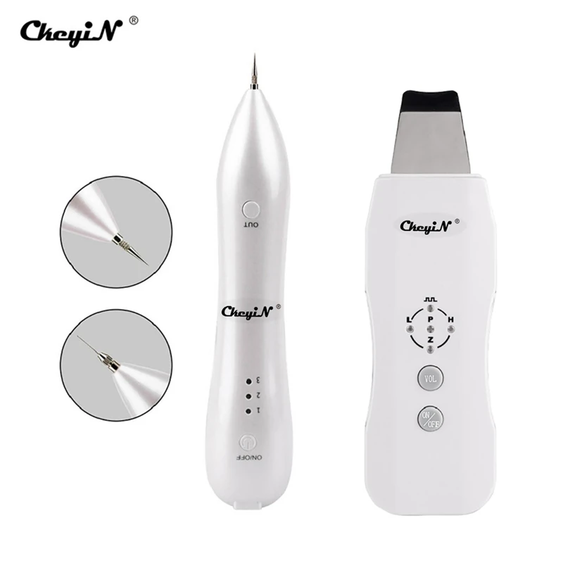 Ultrasonic Skin Scrubber Electric ion Spot Freckle Removal Pen Deep Face Cleaning Machine Blackhead Wrinkles Spot Removal Set 37
Ultrasonic Skin Scrubber Electric ion Spot Freckle Removal Pen Deep Face Cleaning Machine Blackhead Wrinkles Spot Removal Set 37