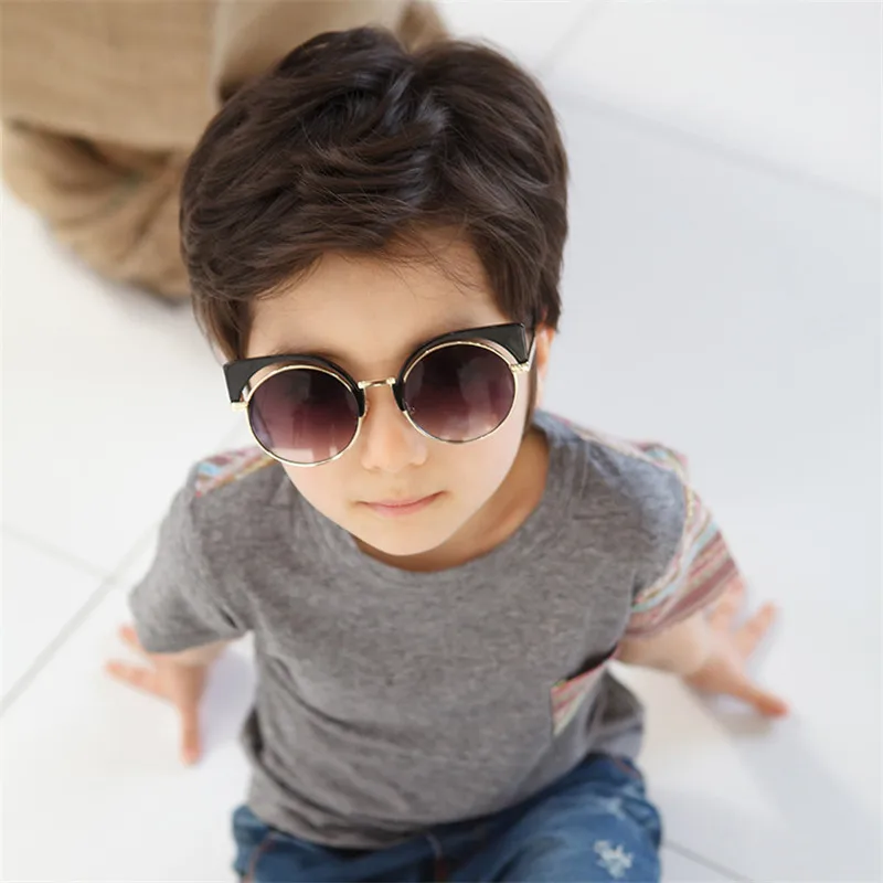 HUITUO New Fashion Baby Street Shooting Wild Cat Eye Sun Glasses Retro Metal Frame Sunglasses UV400 Gold Mirror Baby Sunglasses
HUITUO New Fashion Baby Street Shooting Wild Cat Eye Sun Glasses Retro Metal Frame Sunglasses UV400 Gold Mirror Baby Sunglasses
