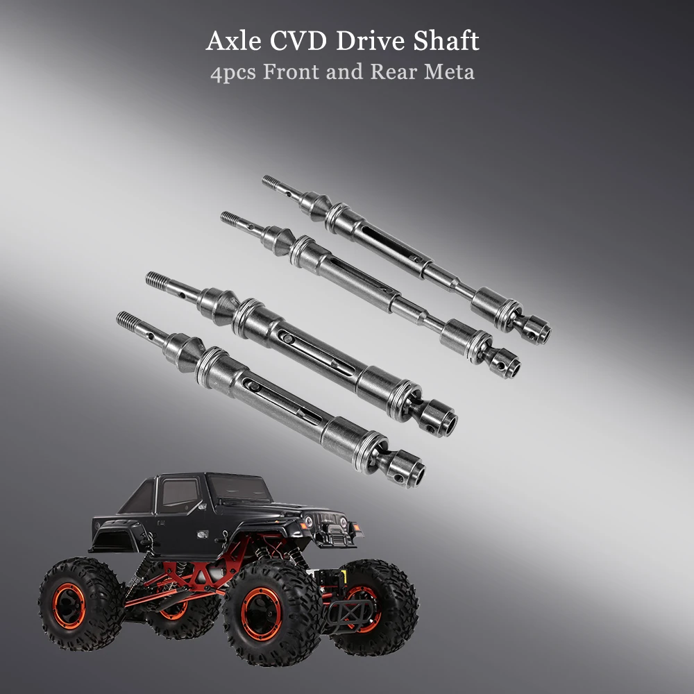 4pcs RC Crawler RC Car Front Rear Metal Axle CVD Drive Shaft for 1:10 Short Truck TRAXXAS Slash SLA017 SLA018
4pcs RC Crawler RC Car Front Rear Metal Axle CVD Drive Shaft for 1:10 Short Truck TRAXXAS Slash SLA017 SLA018