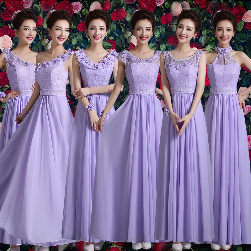 Sweet Memory Lace up Chiffon bridesmaid dresses Light purple beautiful long formal dress SW180630
Sweet Memory Lace up Chiffon bridesmaid dresses Light purple beautiful long formal dress SW180630