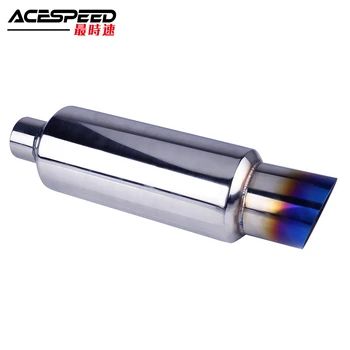 Muffler Exhaust Pipe Tip Polished Stainless Steel Burnt Tip And Silencer 2.0 "inlet to 3"outlet Exhaust tip Muffler
Muffler Exhaust Pipe Tip Polished Stainless Steel Burnt Tip And Silencer 2.0 "inlet to 3"outlet Exhaust tip Muffler