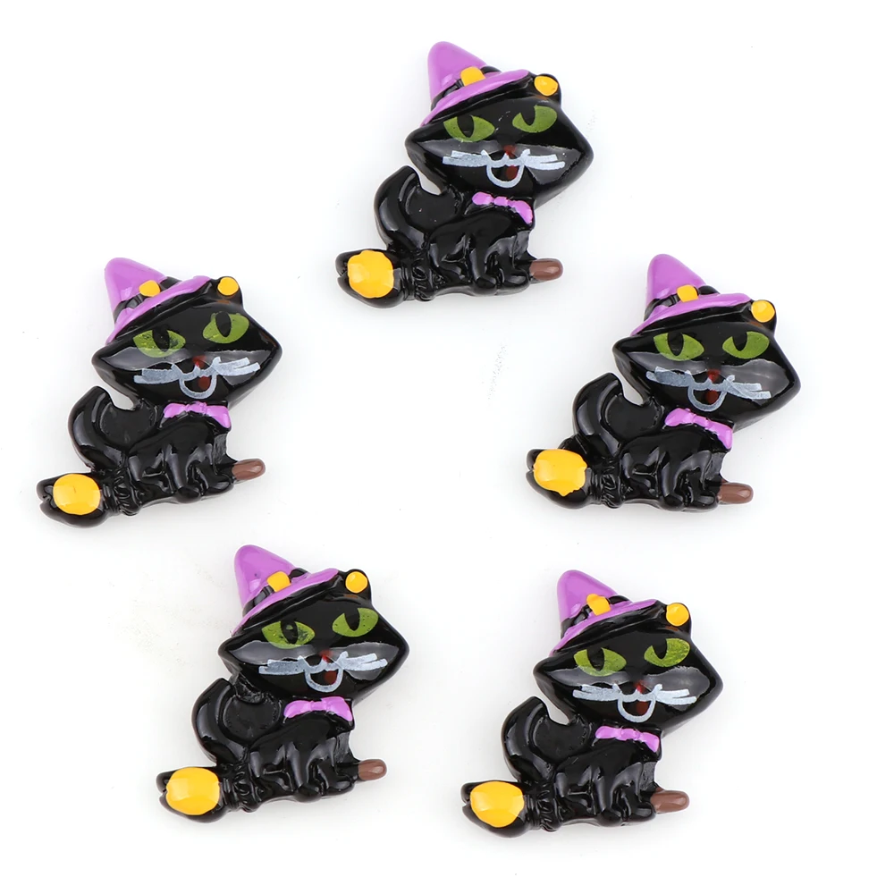 10Pcs 27*20mm Broom Cat Halloween Party DIY Resin Flatback Cabochon Lucky Bag For DIY Craft Accessories Decoration
10Pcs 27*20mm Broom Cat Halloween Party DIY Resin Flatback Cabochon Lucky Bag For DIY Craft Accessories Decoration