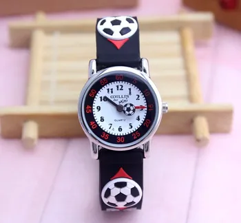 Waterproof Cartoon fashion silicone football kids Watch Children Girls Boys Students Quartz Wristwatches relogio kol saati clock
Waterproof Cartoon fashion silicone football kids Watch Children Girls Boys Students Quartz Wristwatches relogio kol saati clock