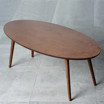 Coffee Tables Living Room Furniture Home Furniture solid wood oval desk tea table basse minimalist sofa side table 120*59*44 cm
Coffee Tables Living Room Furniture Home Furniture solid wood oval desk tea table basse minimalist sofa side table 120*59*44 cm