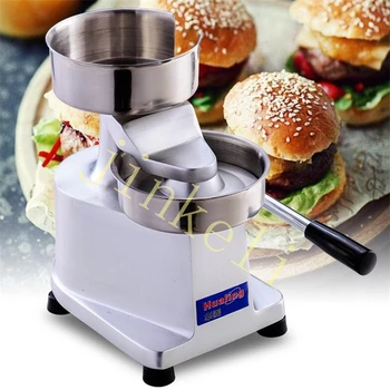 

free air ship commercial 130mm Manual Hamburger Press Burger Forming Machine Round Meat Pie Shapping machine Hamburger maker