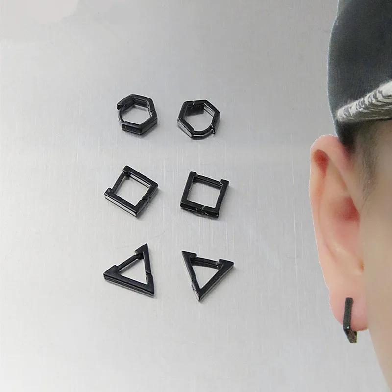 Fashion Punk Triangle Unisex Punk Rock Stainless Steel Men Women Ear Tsquare Stud Earrings Pierced Push-Back Ear Plug
Fashion Punk Triangle Unisex Punk Rock Stainless Steel Men Women Ear Tsquare Stud Earrings Pierced Push-Back Ear Plug