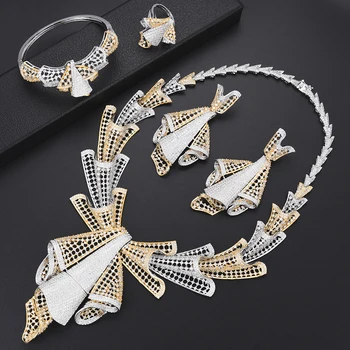 Luxury Bride dubai jewelry sets Geometric Nigerian Indian Necklace Earrings Bracelet Ring wedding jewelry For Women pendientes
Luxury Bride dubai jewelry sets Geometric Nigerian Indian Necklace Earrings Bracelet Ring wedding jewelry For Women pendientes