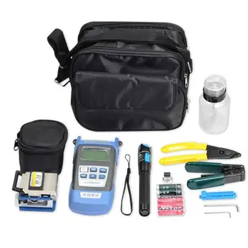 10 in 1 Optic Fiber Cutting Cleaver Tool Kit Optical Power Meter/ Visual Fault Locator/ Cable Stripper
10 in 1 Optic Fiber Cutting Cleaver Tool Kit Optical Power Meter/ Visual Fault Locator/ Cable Stripper