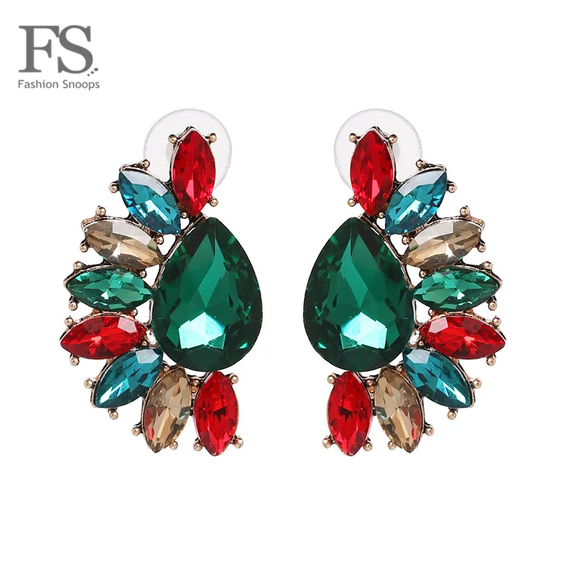 FASHIONSNOOPS New Colorful Stud Earrings For Women Wedding Party Bohemian Crystal Earrings Statement Boho Jewelry Gifts Hot Sale
FASHIONSNOOPS New Colorful Stud Earrings For Women Wedding Party Bohemian Crystal Earrings Statement Boho Jewelry Gifts Hot Sale