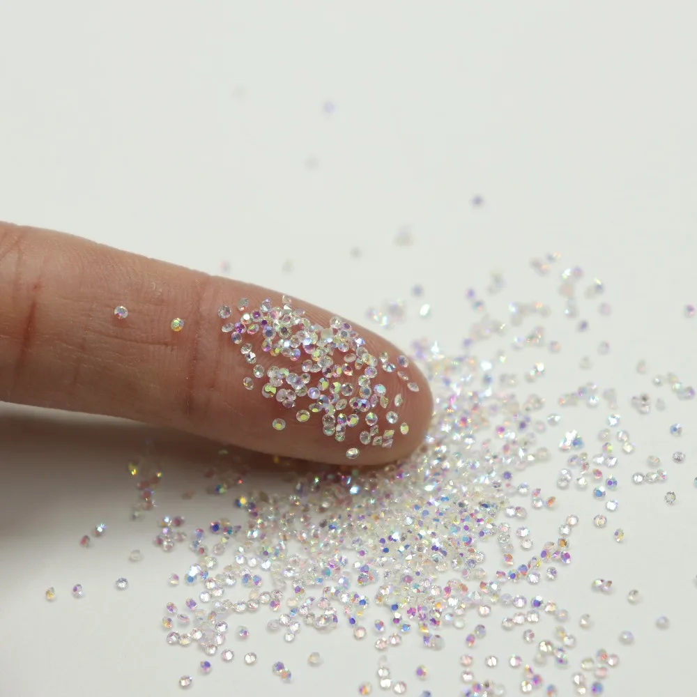 Pixie Crystal AB Color Mini Zircon Diamond Micro Rhinestones 1.1-1.8MM Tiny Rhinestone Stickers Glue On Garment Nail Accessories
Pixie Crystal AB Color Mini Zircon Diamond Micro Rhinestones 1.1-1.8MM Tiny Rhinestone Stickers Glue On Garment Nail Accessories