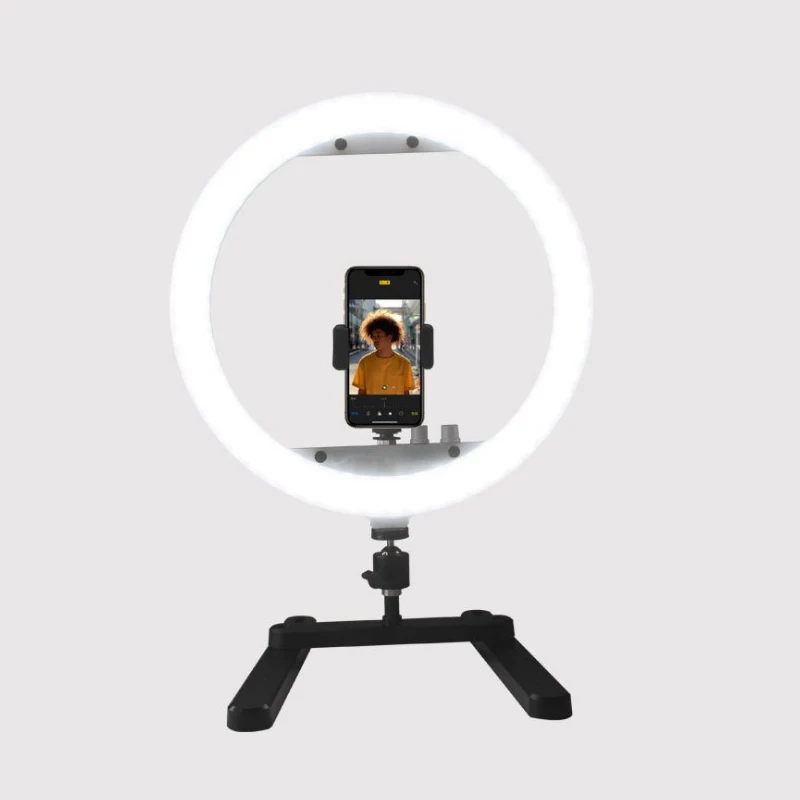 Mamen 13 inch 30W Photography LED Selfie Ring Light Stepless Lighting Dimmable With Cradle Head&Phone Clip For Makeup Video Live
Mamen 13 inch 30W Photography LED Selfie Ring Light Stepless Lighting Dimmable With Cradle Head&Phone Clip For Makeup Video Live