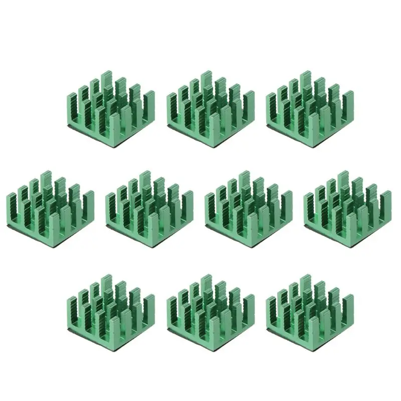 10PCS Aluminum Heatsink Heat Radiator Cooler for Electronic Chip Computer Heat Dissipation Cooling Pads
10PCS Aluminum Heatsink Heat Radiator Cooler for Electronic Chip Computer Heat Dissipation Cooling Pads