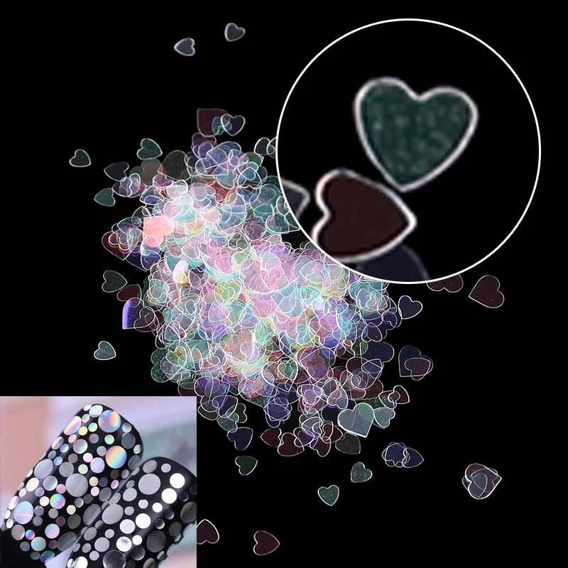 1Bag Laser Nail Art Sequins Heart Hexagon Five Angle Stars Shape Holographic Thin Paillette 3d Glitter Shiny Decorations #278296
1Bag Laser Nail Art Sequins Heart Hexagon Five Angle Stars Shape Holographic Thin Paillette 3d Glitter Shiny Decorations #278296