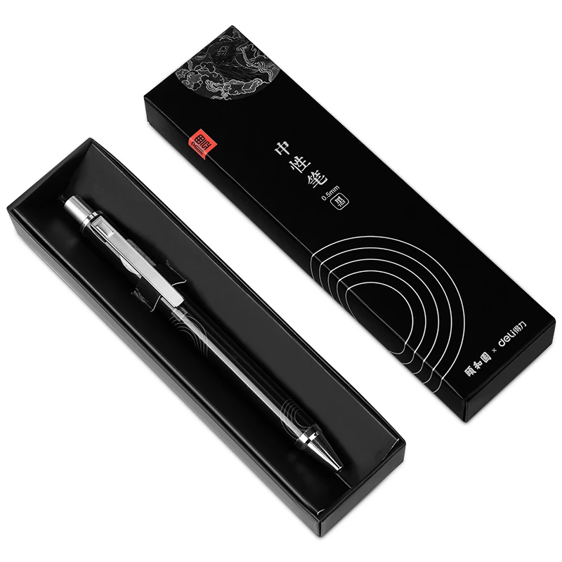 Deli Summer Palace Metal Pen S140 Press Gel Pen Signature Pen Gift Stationary Pens 1PCS
Deli Summer Palace Metal Pen S140 Press Gel Pen Signature Pen Gift Stationary Pens 1PCS