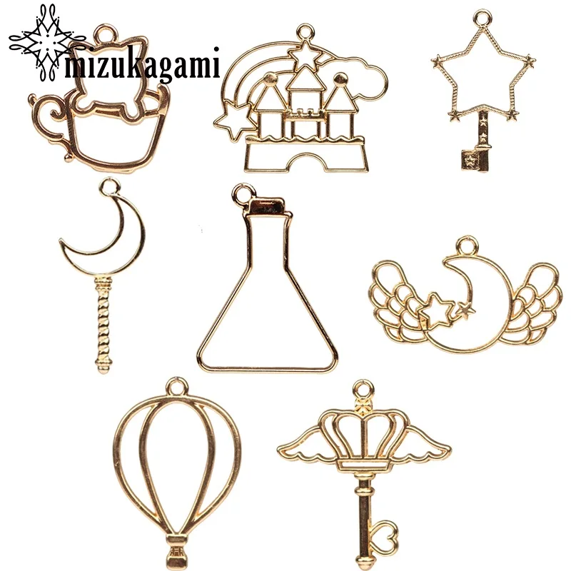 5pcs/lot Zinc Alloy Charms Pendant Gold Hollow UV Resin Charm Flat Charms Pendant For DIY Jewelry Making Finding Accessories
5pcs/lot Zinc Alloy Charms Pendant Gold Hollow UV Resin Charm Flat Charms Pendant For DIY Jewelry Making Finding Accessories