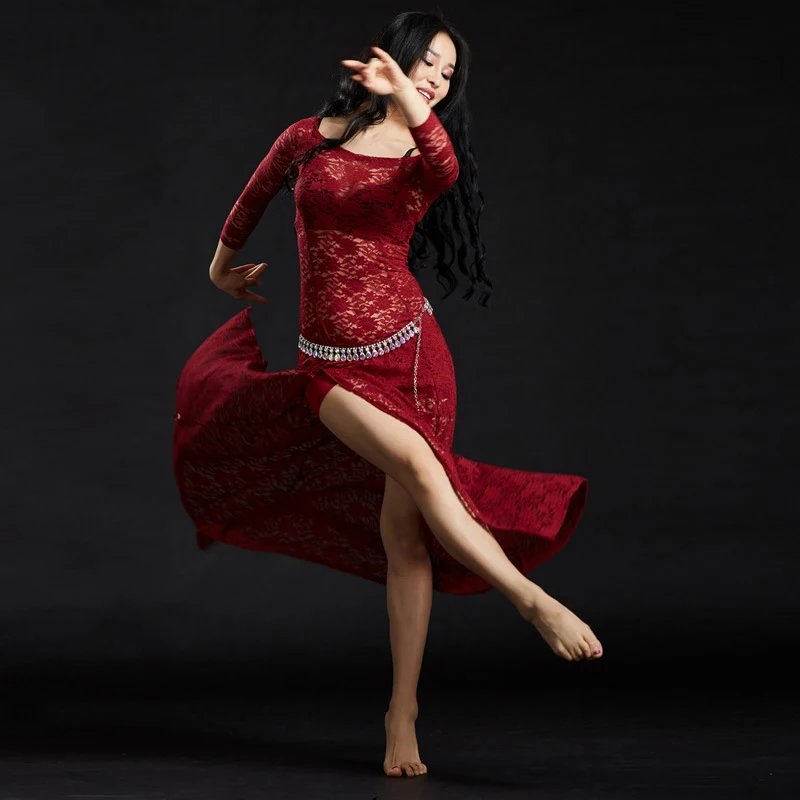 2017 New One-piece Dress Belly Dance Clothing Women Dance Sexy Lace Outfits Dresses Modal Bellydance Costume
2017 New One-piece Dress Belly Dance Clothing Women Dance Sexy Lace Outfits Dresses Modal Bellydance Costume
