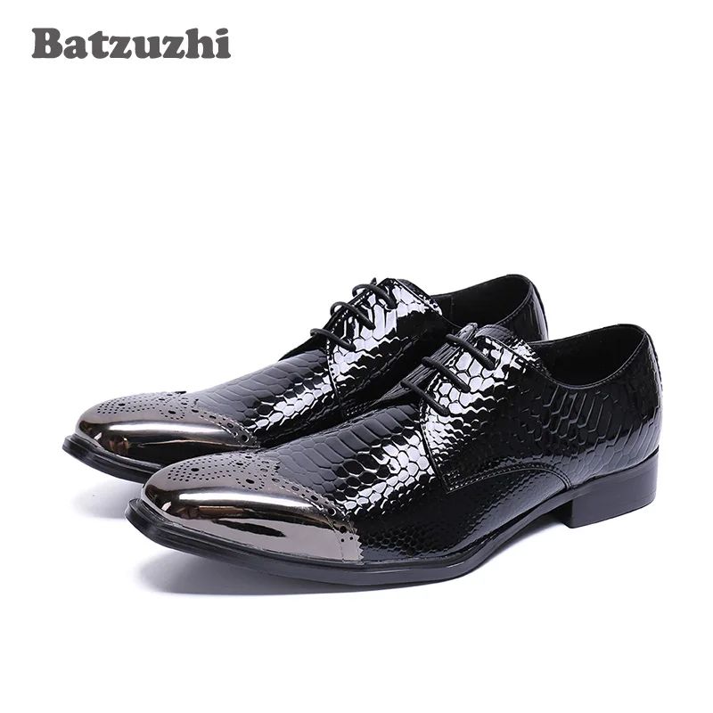 Square Toe Men Shoe Custom Handmade Genuine Leather Men Oxford Shoe Black Patent Leather Zapatos Hombre Business Men Dress Shoes
Square Toe Men Shoe Custom Handmade Genuine Leather Men Oxford Shoe Black Patent Leather Zapatos Hombre Business Men Dress Shoes