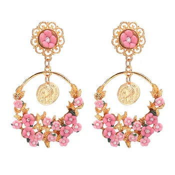 Liffly European Round Retro Earrings Plant Flowers Charm Woman Jewelry Drop Earrings Queen Big Name Fashion Jewelry Accessories
Liffly European Round Retro Earrings Plant Flowers Charm Woman Jewelry Drop Earrings Queen Big Name Fashion Jewelry Accessories