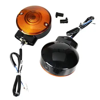 Rear Gloss Black Aluminum Turn Signal With Oranged Lens Fit For Harley Electra Glide FLH/T FLHTK Road King FLHR
Rear Gloss Black Aluminum Turn Signal With Oranged Lens Fit For Harley Electra Glide FLH/T FLHTK Road King FLHR