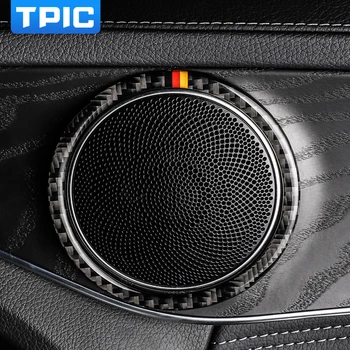 For Mercedes C Class W205 Car Styling Carbon Fiber Car Door Loudspeaker Ring Interior Trim Sticker C180 GLC Accessories
For Mercedes C Class W205 Car Styling Carbon Fiber Car Door Loudspeaker Ring Interior Trim Sticker C180 GLC Accessories