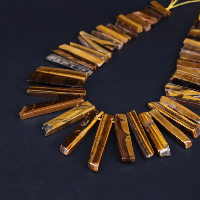 15.5 "strand Natural Yellow Tiger's Eye Top Drilled Slice Loose Beads,Raw Tiger eye Slab Pendants DIY Necklace Jewelry Making
15.5 "strand Natural Yellow Tiger's Eye Top Drilled Slice Loose Beads,Raw Tiger eye Slab Pendants DIY Necklace Jewelry Making