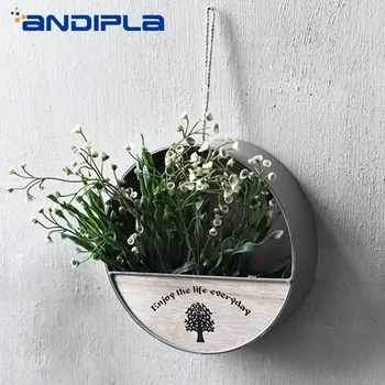 Pastoral Style Wall-mounted Flower Pot Artificial Flowers Plant Wall Vase Creative Suspension Flower Basket Home Decor Ornaments
Pastoral Style Wall-mounted Flower Pot Artificial Flowers Plant Wall Vase Creative Suspension Flower Basket Home Decor Ornaments