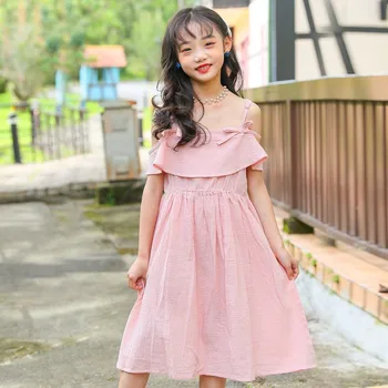 Bow Off Shoulder Long Summer Dress 2019 Kids Pink Green Teenage Girls Dresses Ruffles Patchwork Little Children Clothing Fashion
Bow Off Shoulder Long Summer Dress 2019 Kids Pink Green Teenage Girls Dresses Ruffles Patchwork Little Children Clothing Fashion