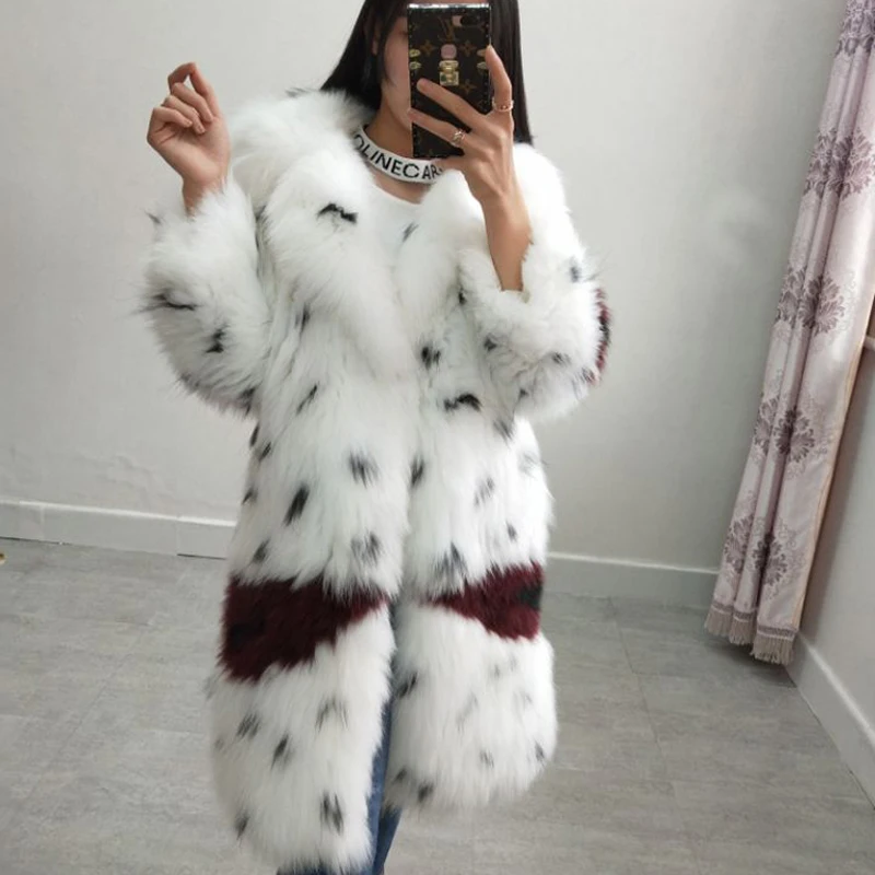 White Raccoon Dog Fur hand-woven long real fur coat long-sleeved jacket female suit collar thin special
White Raccoon Dog Fur hand-woven long real fur coat long-sleeved jacket female suit collar thin special