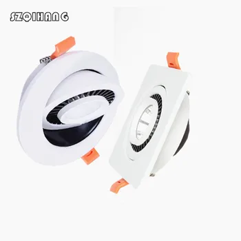 Led Downlight Dimmable Round/Square/White/Black spot led light 7W 10W 15W 20W 360 degree rotating led Ceiling downlight lamp
Led Downlight Dimmable Round/Square/White/Black spot led light 7W 10W 15W 20W 360 degree rotating led Ceiling downlight lamp
