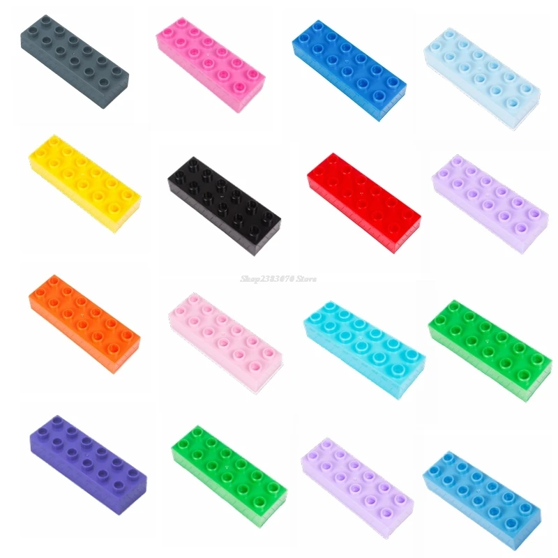 DIY Duploed Toys High bricks Large Particle Building Blocks Accessories Thick brick Compatible Duplo Kids Gifts
DIY Duploed Toys High bricks Large Particle Building Blocks Accessories Thick brick Compatible Duplo Kids Gifts