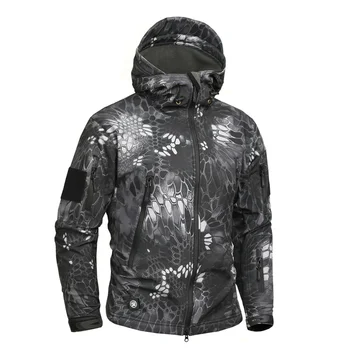 Mege Brand Python Pattern Camouflage Men Sharkskin Softshell Autumn Hoodies Jacket, Military Clothing Jacket Tactical Army Coat
Mege Brand Python Pattern Camouflage Men Sharkskin Softshell Autumn Hoodies Jacket, Military Clothing Jacket Tactical Army Coat