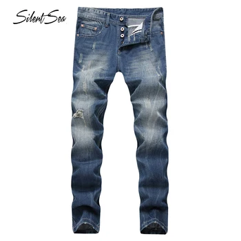 Silentsea Jeans Men Blue Men Jeans Trousers Male Denim Straight Fit Men Jeans Pants Big Size 29-44 Business Pants
Silentsea Jeans Men Blue Men Jeans Trousers Male Denim Straight Fit Men Jeans Pants Big Size 29-44 Business Pants