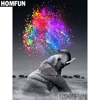 HOMFUN Full Square/Round Drill 5D DIY Diamond Painting "Elephant color" Embroidery Cross Stitch 5D Home Decor Gift A02418
HOMFUN Full Square/Round Drill 5D DIY Diamond Painting "Elephant color" Embroidery Cross Stitch 5D Home Decor Gift A02418