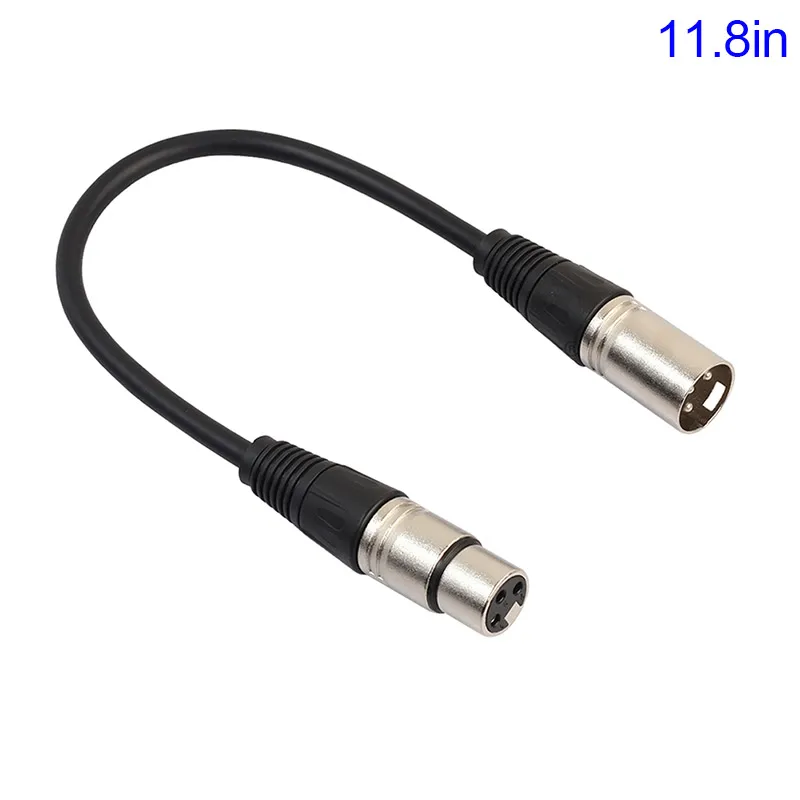 30CM XLR Female To XLR Male Shielded Balanced Audio Microphone Cable Speakers Pro Devices Cables YE-Hot
30CM XLR Female To XLR Male Shielded Balanced Audio Microphone Cable Speakers Pro Devices Cables YE-Hot