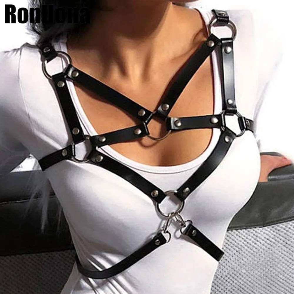 Leather Harness Body Bondage Belt Cage Sculpting Leather Waist Garter Belt Slim Body Bras For Women Punk Goth Female Underwear
Leather Harness Body Bondage Belt Cage Sculpting Leather Waist Garter Belt Slim Body Bras For Women Punk Goth Female Underwear