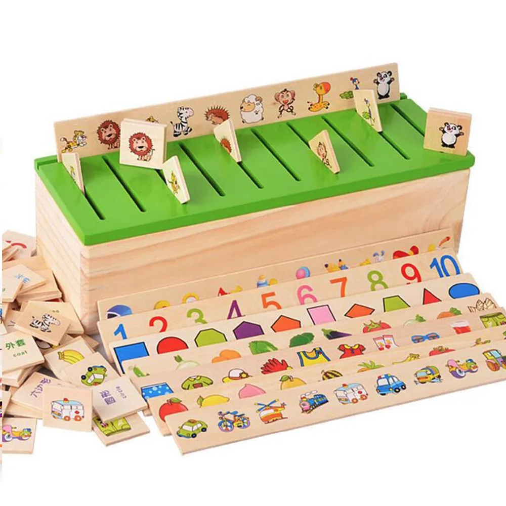 Montessori Material Kids Wooden Toys Classification Box Shape Style Match Games Learn-checkers Tools
Montessori Material Kids Wooden Toys Classification Box Shape Style Match Games Learn-checkers Tools