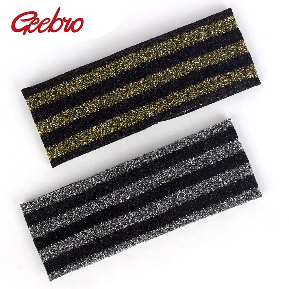 Geebro Women Summer Mesh Net Breathable Headband Shiny Accessories Striped Elastic Flat Hairband For Female Turban Fashion DQ518
Geebro Women Summer Mesh Net Breathable Headband Shiny Accessories Striped Elastic Flat Hairband For Female Turban Fashion DQ518