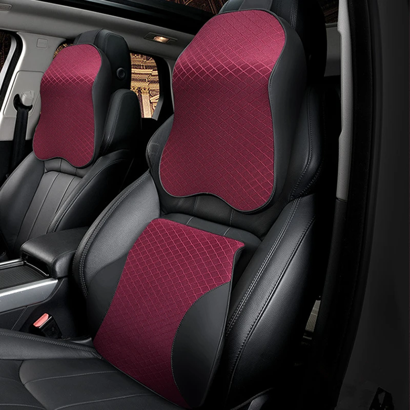 1PCS memory foam cute car seat headrest pillow solid for the neck rest waist back support cushion set pillows auto accessories
1PCS memory foam cute car seat headrest pillow solid for the neck rest waist back support cushion set pillows auto accessories