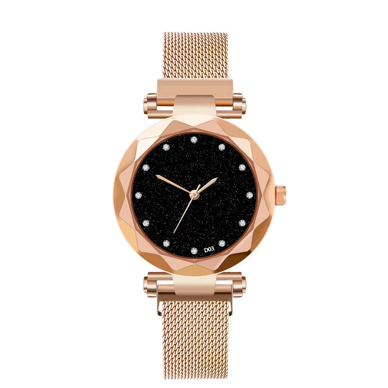 Fashion Women Watches Simple Style Starry Sky Dial Watch Luxury Bracelet Magnet Stainless Belt Quartz Wristwatch reloj mujer #D
Fashion Women Watches Simple Style Starry Sky Dial Watch Luxury Bracelet Magnet Stainless Belt Quartz Wristwatch reloj mujer #D